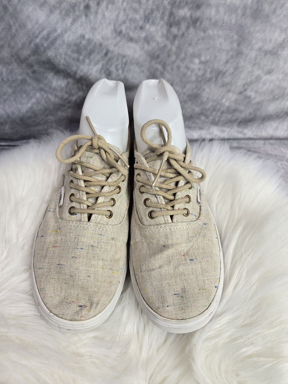 Vans Authentic Lo Pro sneakers in the Speckle Linen tan colorway